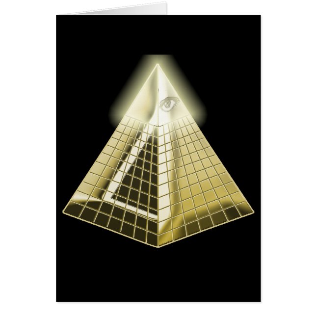 すべての見る目のピラミッドカード (正面)