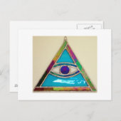 すべての見る目はがき ポストカード (正面/裏面)