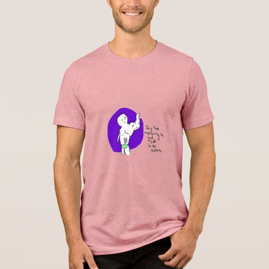 すべての角度から良すぎる – Self-Love Superstar トライブレンドTシャツ (正面)