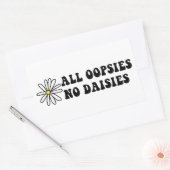 すべての解剖Noデイジー 長方形シール (封筒)