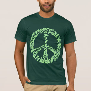 すべての言語の平和 Tシャツ