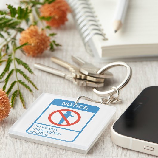 すべての訪問者に通知 キーホルダー