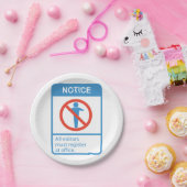 すべての訪問者に通知 ペーパープレート (パーティー)