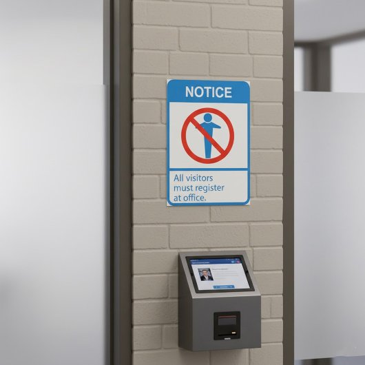 すべての訪問者に通知 ポスター