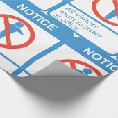 すべての訪問者に通知 ラッピングペーパー