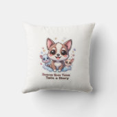 すべての話者が可愛いペットをテーマにした物語を語るので クッション (裏面)