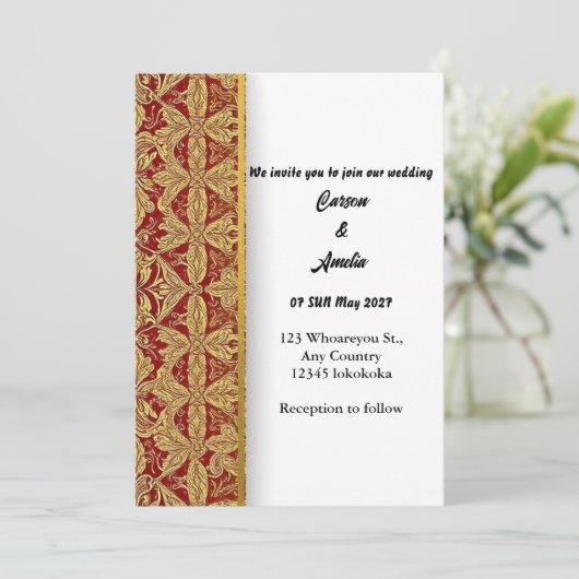 「すべての詳細で愛を静める」 招待状 (スタンド正面)