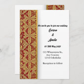 「すべての詳細で愛を静める」 招待状 (正面/裏面)