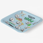 すべての誕生日おもしろいファクト ペーパープレート (傾斜あり)