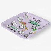 すべての誕生日おもしろいファクト ペーパープレート (傾斜あり)