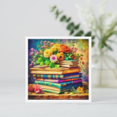 すべての誕生日は新しい章である |ヴィンテージブック カード (スタンド正面)