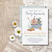 すべての誕生日動物を呼び出すパーティー 招待状