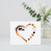 すべての象の問題ゴールデンハート象の足 ポストカード (スタンド正面)