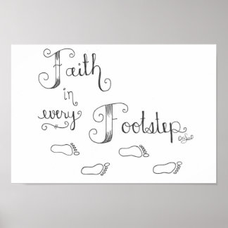 すべての足跡に対する信頼 ポスター