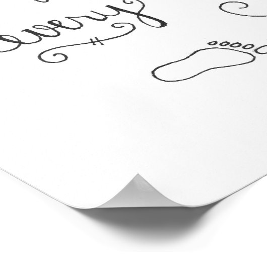 すべての足跡に対する信頼 ポスター (角)