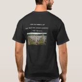 すべての退役軍人を称えるTシャツ Tシャツ (裏面)