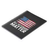 すべての退役軍人問題アメリカの7月4日愛国心 ノートブック (左側)