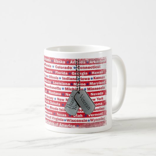 すべての退役軍人 コーヒーマグカップ (正面右)