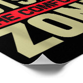 すべての進捗は心地よいゾーンMotiの外で行われる ポスター (角)