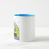 すべての道がピックボールにカラフルつながる マグカップ (中央)