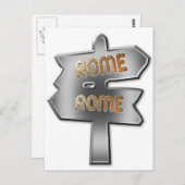 すべての道がローマに通じる ポストカード (正面/裏面)