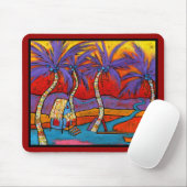 すべての道はビーチのマウスパッド- 9.25"にx 7.導きます マウスパッド (マウス)