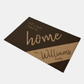 すべての道は家に通ず ドアマット (アングル)