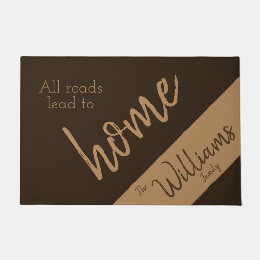 すべての道は家に通ず ドアマット (正面)