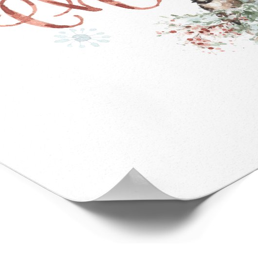 すべての道路がクリスマスに故郷に向かう ポスター (角)