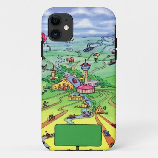 すべての道路がサンアントニオテキサス州へ Case-Mate iPhoneケース (裏面)