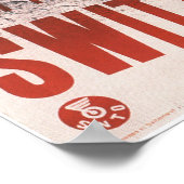 すべての道路がスイスのヴィンテージ旅行に通じる ポスター (角)