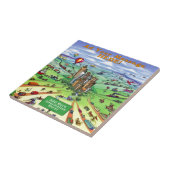 すべての道路はアトランタ・ジョージアにつながる タイル (側面)