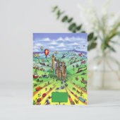 すべての道路はアトランタ・ジョージアにつながる ポストカード (スタンド正面)