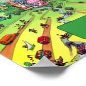 すべての道路はオースティンテキサス州に通じている ポスター (角)