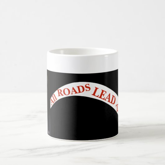 すべての道路はプーチンマグにつながる コーヒーマグカップ (中央)