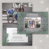 すべての道路リードホーム新しい住所クリスマス写真折り畳み シーズンカード