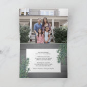 すべての道路リードホーム新しい住所クリスマス写真折り畳み シーズンカード (内部)