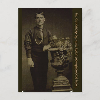 すべての達成は決定から始まる… ポストカード