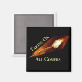 すべての選手を引き受けるダーツ・チャンピオン マグネット (正面/裏面)