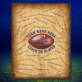 すべての選手、サッカーパーソナライズされたコーチのギフト フリースブランケット