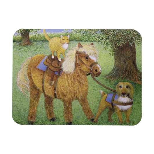 すべての部分おもしろい マグネット (横)