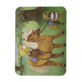 すべての部分おもしろい マグネット (縦)