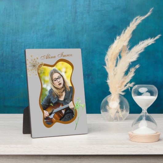 すべての部屋で声明を作る卓上のプラーク フォトプラーク (側面)