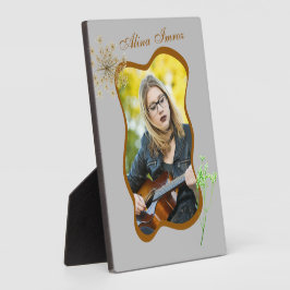 すべての部屋で声明を作る卓上のプラーク フォトプラーク