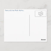 すべての都市がスカイライン…フィラデルフィア ポストカード (裏面)