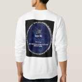 すべての都市地域と国の白い汗へのリバイバル スウェットシャツ (裏面)