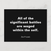 すべての重要な戦い ポストカード (正面)