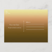 すべての金ゴールドシネマ&スターズハリウッド日付を保存 案内ポストカード (裏面)