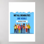 すべての障害が目に見える写真ポスター ポスター (正面)