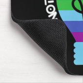 すべての障害が目に見える障害ではない阿波 マウスパッド (コーナー)